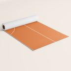 Modern Minimal Line Abstract XXV Yoga Mat Gallery Image 2