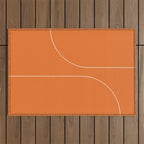 Modern Minimal Line Abstract XXV Outdoor Rug Gallery Image 1