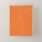 Modern Minimal Line Abstract XXV Mini Art Print Gallery Image 1