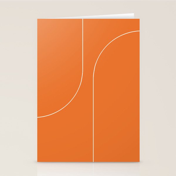 Modern Minimal Line Abstract XXV Stationery Card Gallery Image 2
