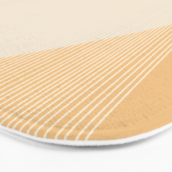 Cecilia Shapes II - Neutral Orange and Pink Bath Mat Gallery Image 3