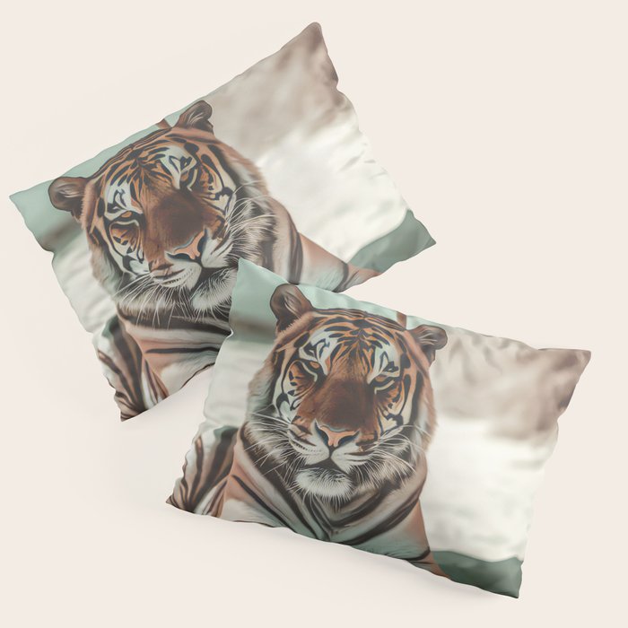 South Beach Bliss Tiger Prints Pillow Sham Gallery Image 3