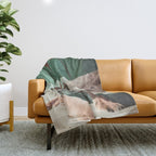 South Beach Bliss Tiger Prints Throw Blanket Gallery Image 1