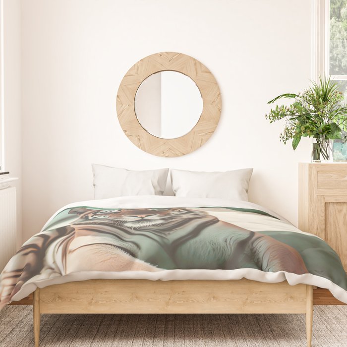 South Beach Bliss Tiger Prints Duvet Cover Gallery Image 3