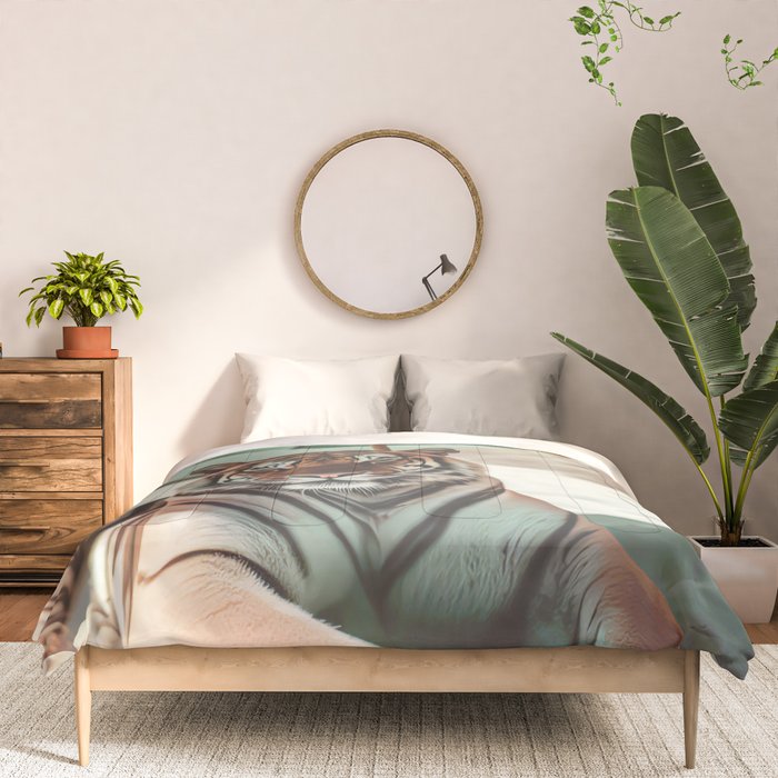 South Beach Bliss Tiger Prints Comforter Gallery Image 3