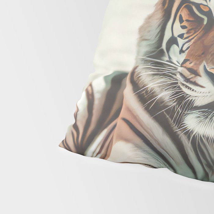 South Beach Bliss Tiger Prints Pillow Sham Gallery Image 4