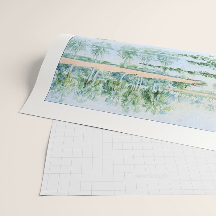 Vintage Florida Manatee Wrapping Paper Gallery Image 2