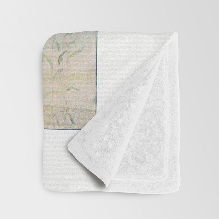 Vintage Florida Manatee Throw Blanket Gallery Image 3