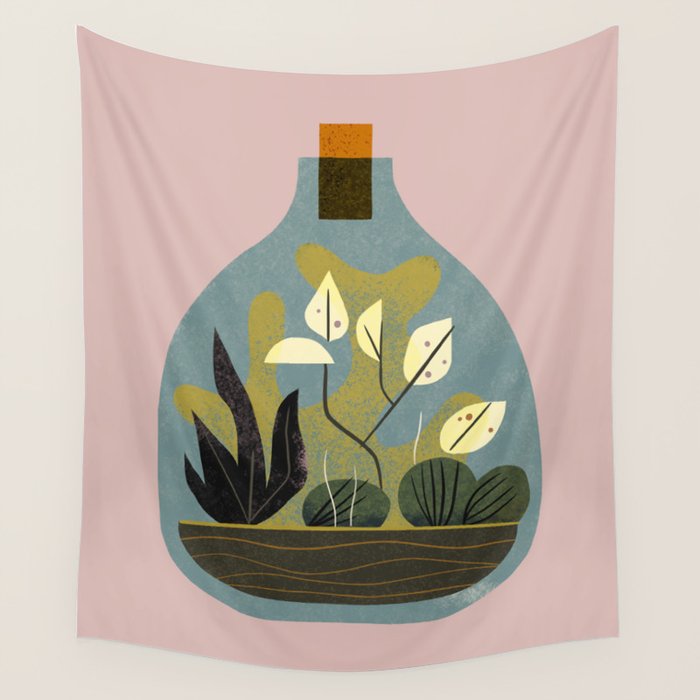 Terrarium No. 3 Wall Tapestry Gallery Image 4
