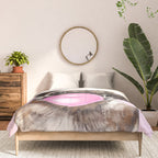 Pug with Pink Bubble Gum Comforter Gallery Image 3