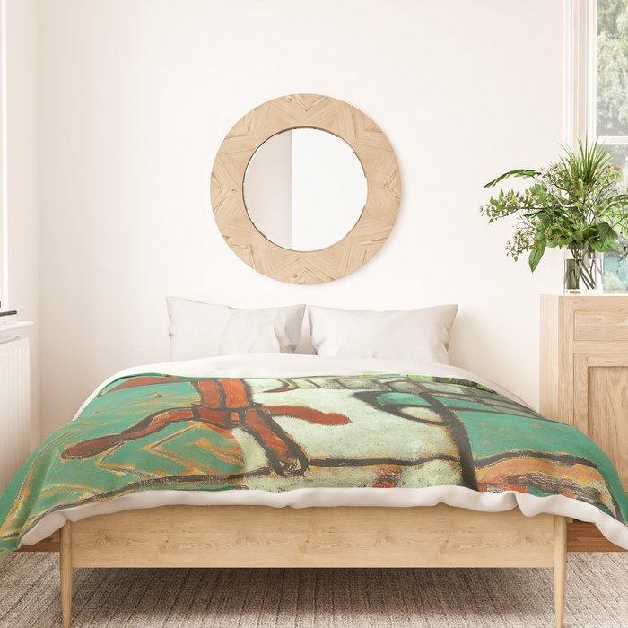 Henri Matisse The Green Room Duvet Cover Gallery Image 3