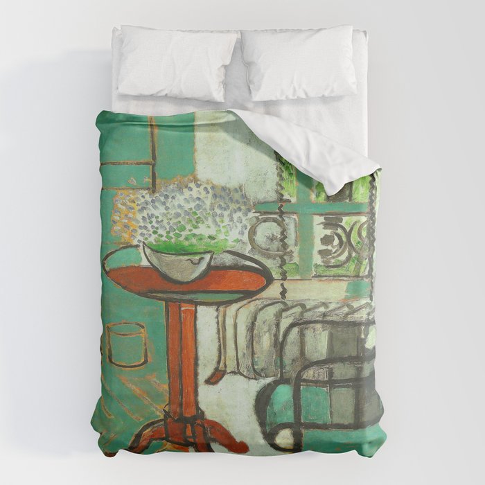 Henri Matisse The Green Room Duvet Cover Gallery Image 6