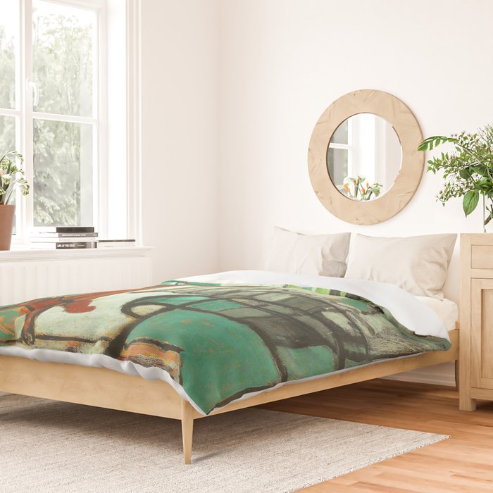 Henri Matisse The Green Room Duvet Cover Gallery Image 2