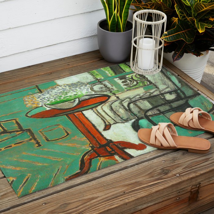 Henri Matisse The Green Room Outdoor Rug Gallery Image 2