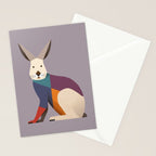 European Hare Stationery Card Gallery Image 2