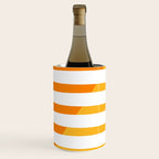 Beach Stripes Orange Yellow Wine Chiller Gallery Image 1