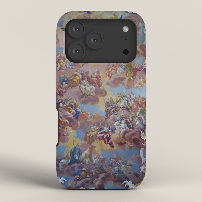 Bartolomeo Altomonte Ceiling fresco Wilhering Abbey iPhone Case Gallery Image 3