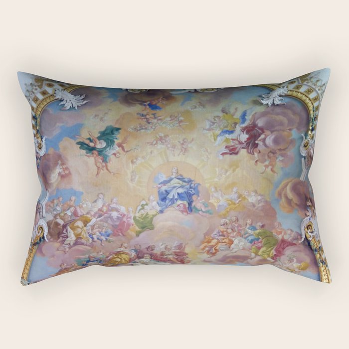 Bartolomeo Altomonte Ceiling fresco Wilhering Abbey Rectangular Pillow Gallery Image 1