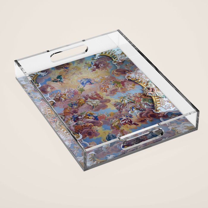 Bartolomeo Altomonte Ceiling fresco Wilhering Abbey Acrylic Tray Gallery Image 1