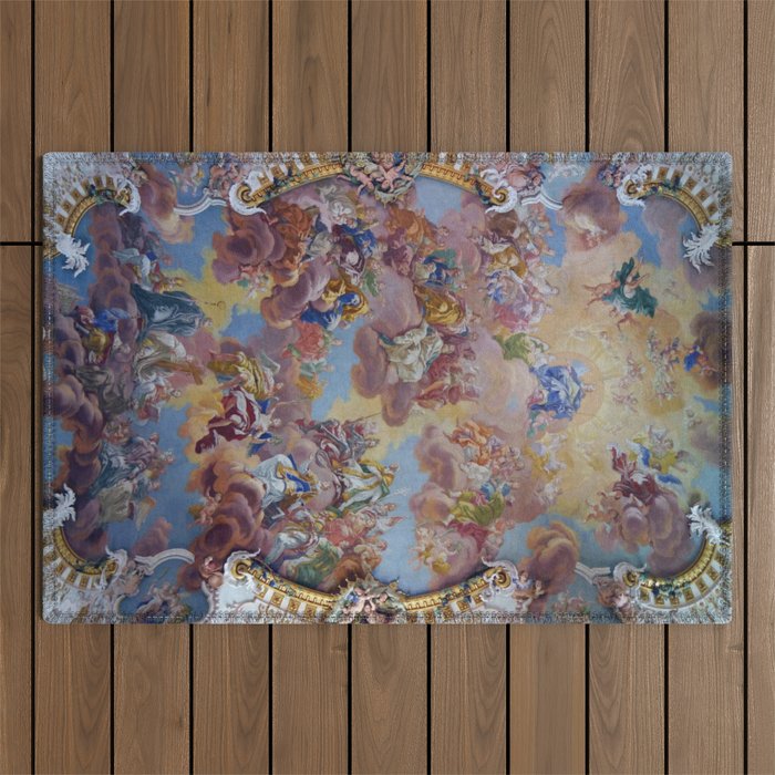 Bartolomeo Altomonte Ceiling fresco Wilhering Abbey Outdoor Rug Gallery Image 1