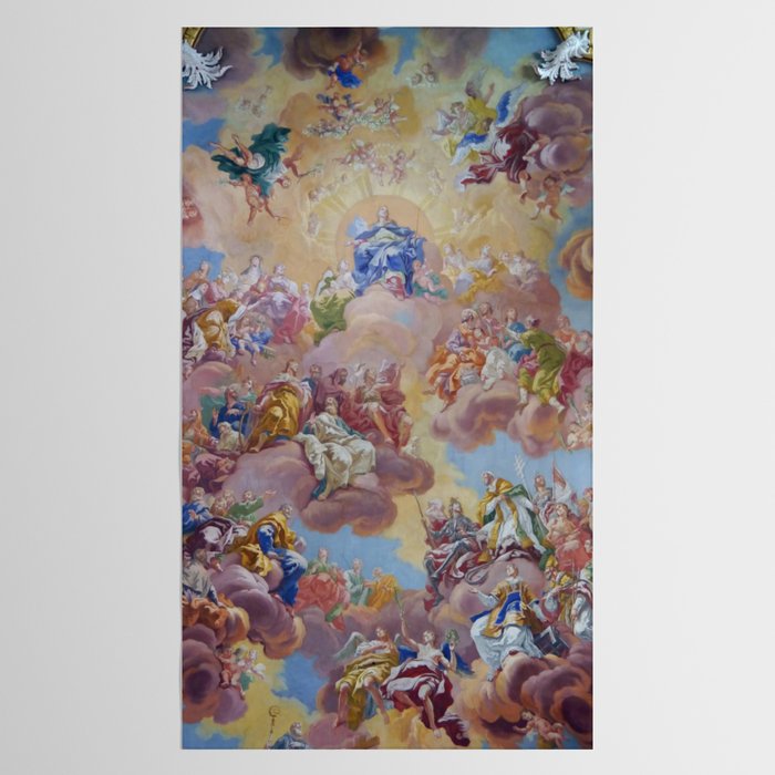 Bartolomeo Altomonte Ceiling fresco Wilhering Abbey Tablecloth Gallery Image 2