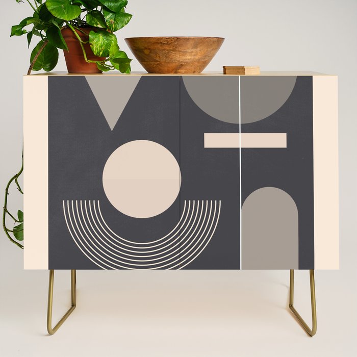 Abstract Geometric Shapes 77 Credenza Gallery Image 1