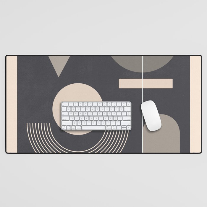 Abstract Geometric Shapes 77 Desk Mat Gallery Image 1