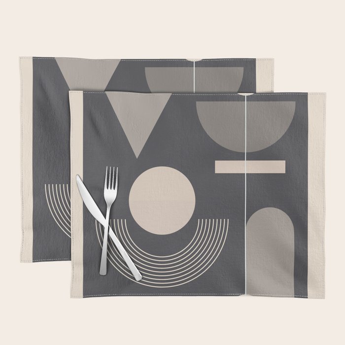 Abstract Geometric Shapes 77 Placemat Gallery Image 1
