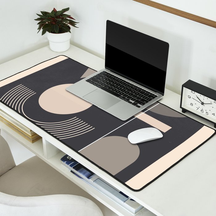 Abstract Geometric Shapes 77 Desk Mat Gallery Image 2