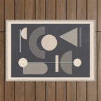 Abstract Geometric Shapes 77 Outdoor Rug Gallery Image 1