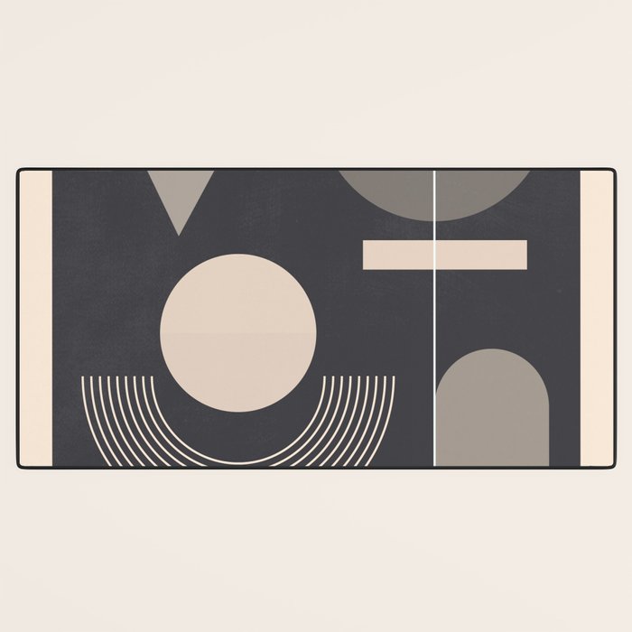Abstract Geometric Shapes 77 Desk Mat Gallery Image 3