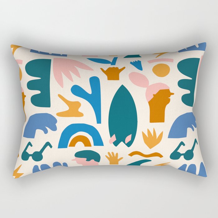 Vaya a la playa Rectangular Pillow Gallery Image 2