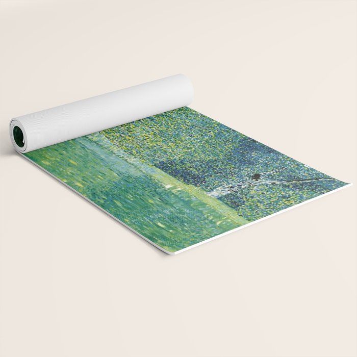 Gustav Klimt , Pond of Schloss Kammer on Attersee Yoga Mat Gallery Image 2