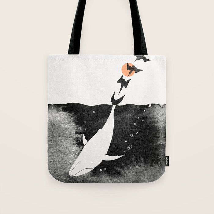 Dive into Happiness Tote Bag Gallery Image 1