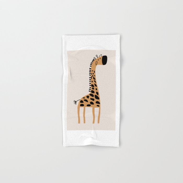 Nursery Wall Art, Safari Nursery Prints, Neutral Nursery Decor, Giraffe  Print Bath Towel Gallery Image 1