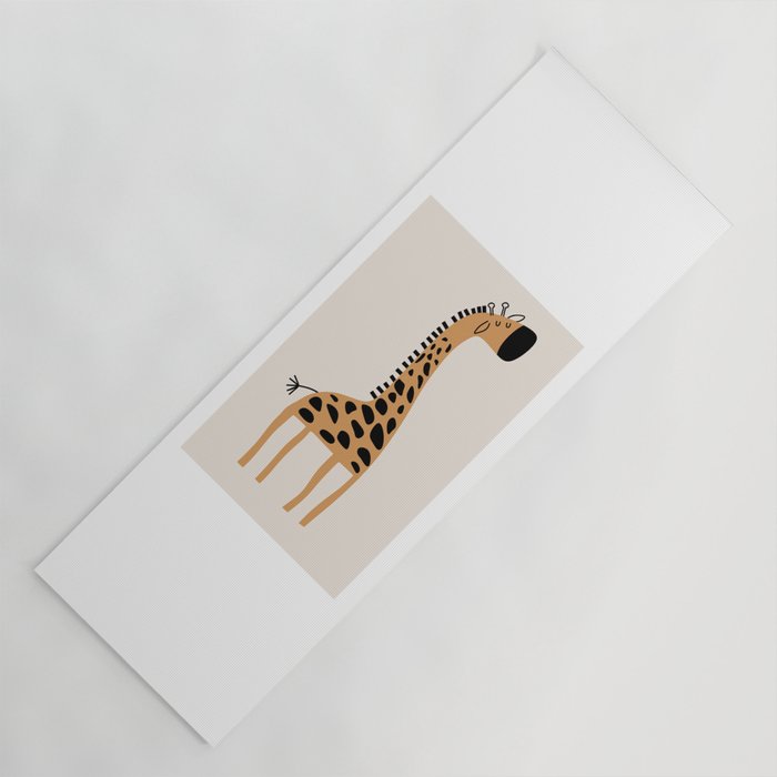 Nursery Wall Art, Safari Nursery Prints, Neutral Nursery Decor, Giraffe  Print Yoga Mat Gallery Image 1