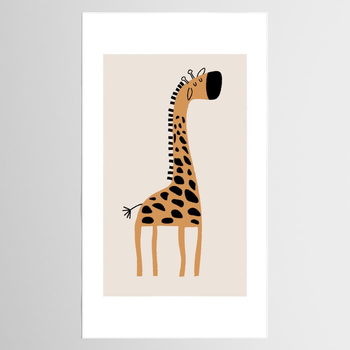 Nursery Wall Art, Safari Nursery Prints, Neutral Nursery Decor, Giraffe  Print Tablecloth Gallery Image 2