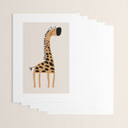 Nursery Wall Art, Safari Nursery Prints, Neutral Nursery Decor, Giraffe  Print Wrapping Paper Gallery Image 3