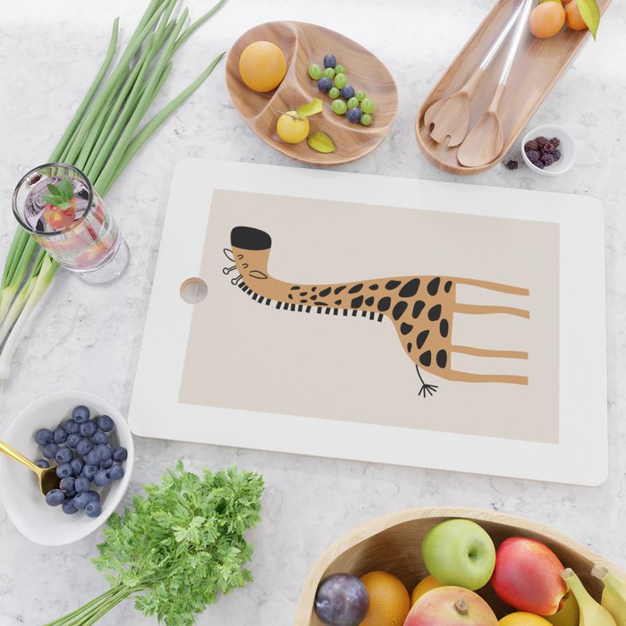 Nursery Wall Art, Safari Nursery Prints, Neutral Nursery Decor, Giraffe  Print Cutting Board Gallery Image 2