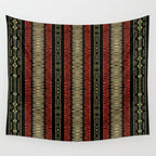 Mud Cloth Tribal Pattern 02 Wall Tapestry Gallery Image 4