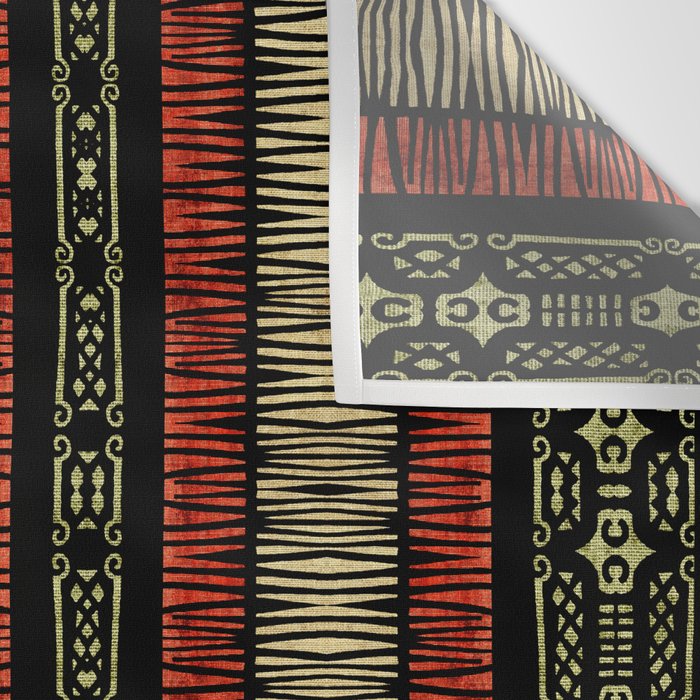 Mud Cloth Tribal Pattern 02 Wall Tapestry Gallery Image 3