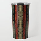 Mud Cloth Tribal Pattern 02 Travel Mug Gallery Image 1
