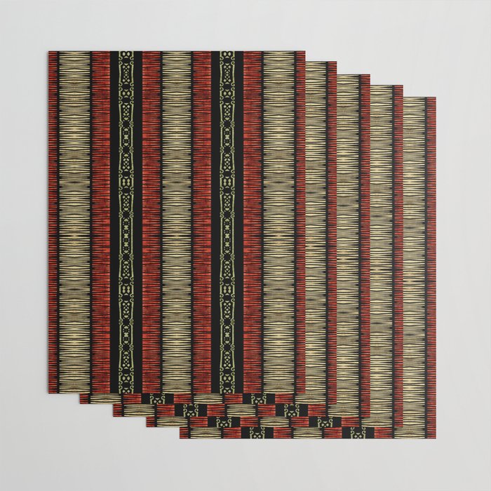 Mud Cloth Tribal Pattern 02 Wrapping Paper Gallery Image 3