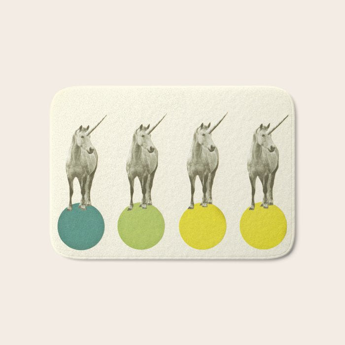 Unicorn Parade Bath Mat Gallery Image 1