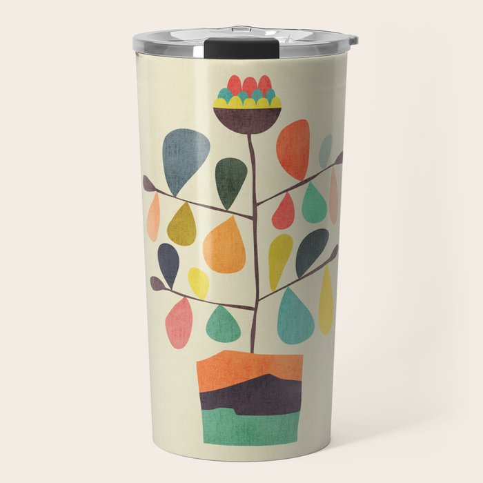Potted Plant 4 Travel Mug Gallery Image 1