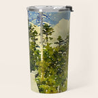 boardwalk path through the bog Travel Mug Gallery Image 2