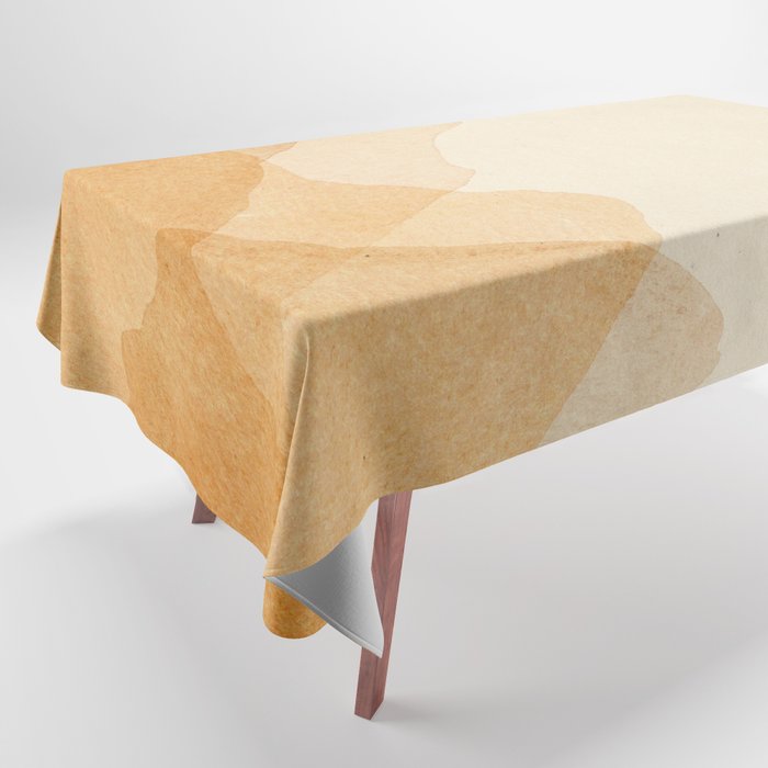 Abstract terracotta mountains Tablecloth Gallery Image 1