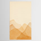 Abstract terracotta mountains Tablecloth Gallery Image 2
