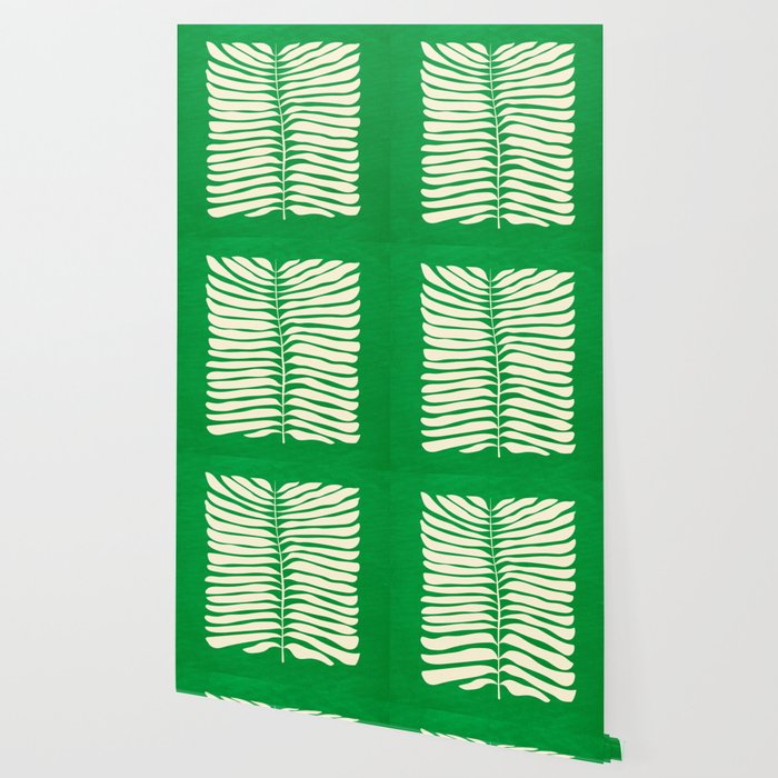 JAZZ FERNS 04 | Pine Green Matisse Edition Wallpaper Gallery Image 2
