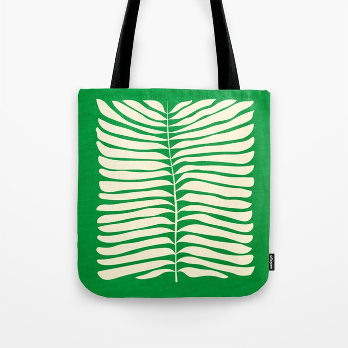 JAZZ FERNS 04 | Pine Green Matisse Edition Tote Bag Gallery Image 1